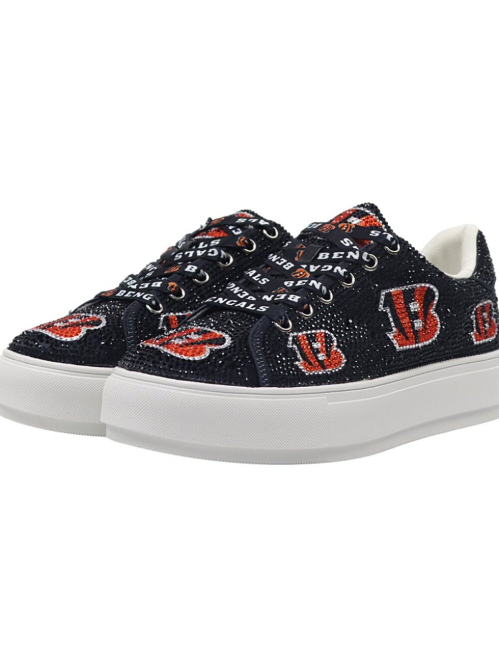 CINCINNATI BENGALS Crytal Team Colored Sneaker
